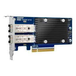 Adaptateur réseau - PCIe 3.0 x8 profil bas - 10 Gigabit SFP+ x 2 - pour P - N: SFP1G-SX-85 (QXG-10G2SF-X710)_1