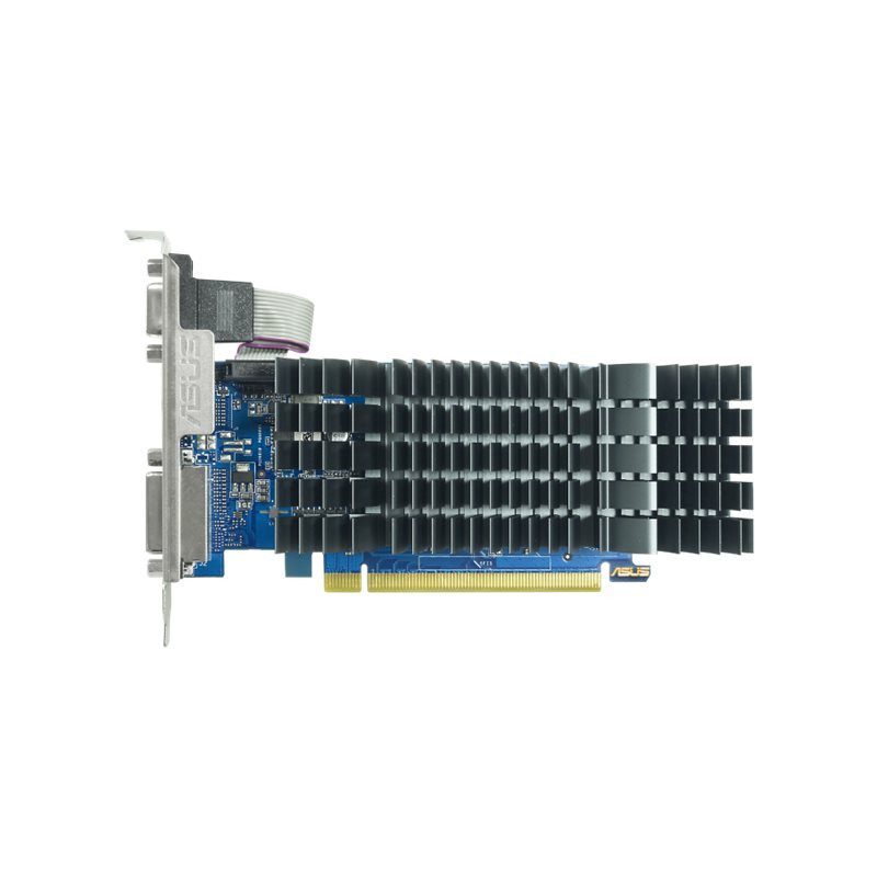 Carte graphique - GF GT 710 - 2 Go DDR3 - PCIe 2.0 profil bas - DVI, HDMI, D-Sub - san ventila... (90YV0I70-M0NA00)_1
