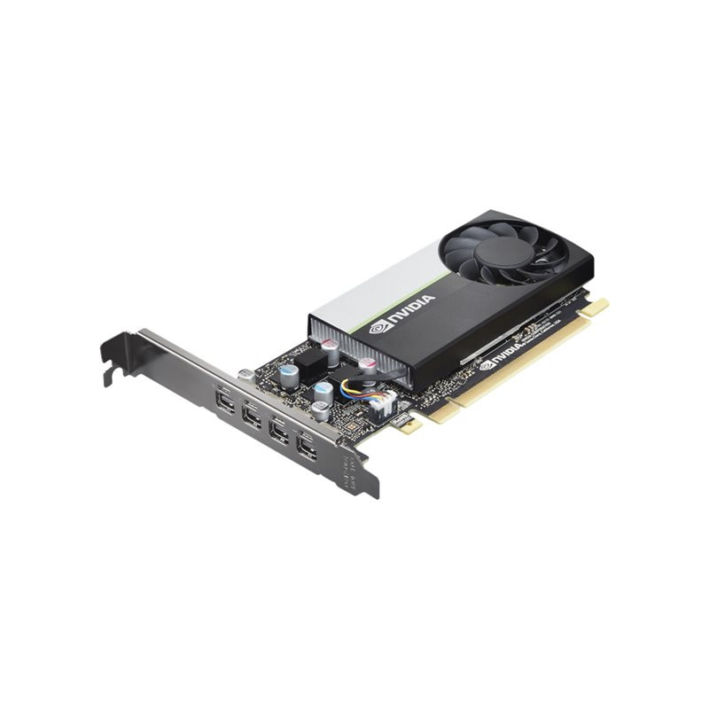 Carte graphique - T1000 - 4 Go GDDR6 - PCIe 3.0 x16 - 4 x Mini DisplayPort - pour ThinkCentre M75t ... (4X61E26088)_1