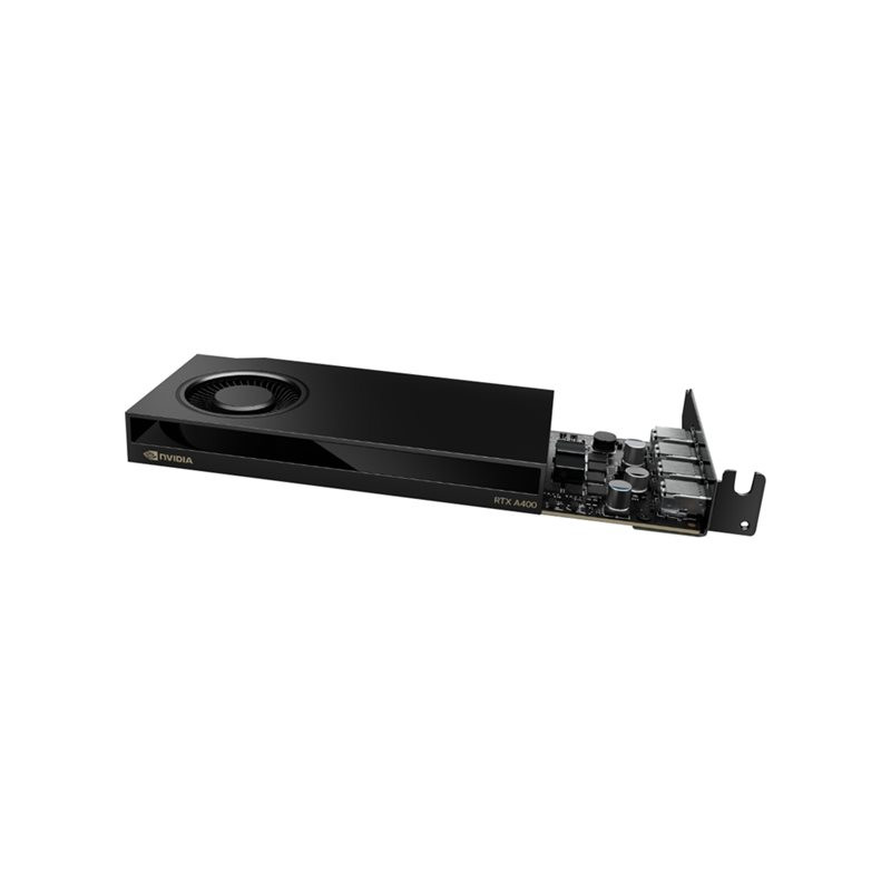 Carte graphique - RTX A400 - 4 Go GDDR6 - PCIe 4.0 x8 profil bas - 4 x Mini DisplayPort (900-5G172-2560-000)_1