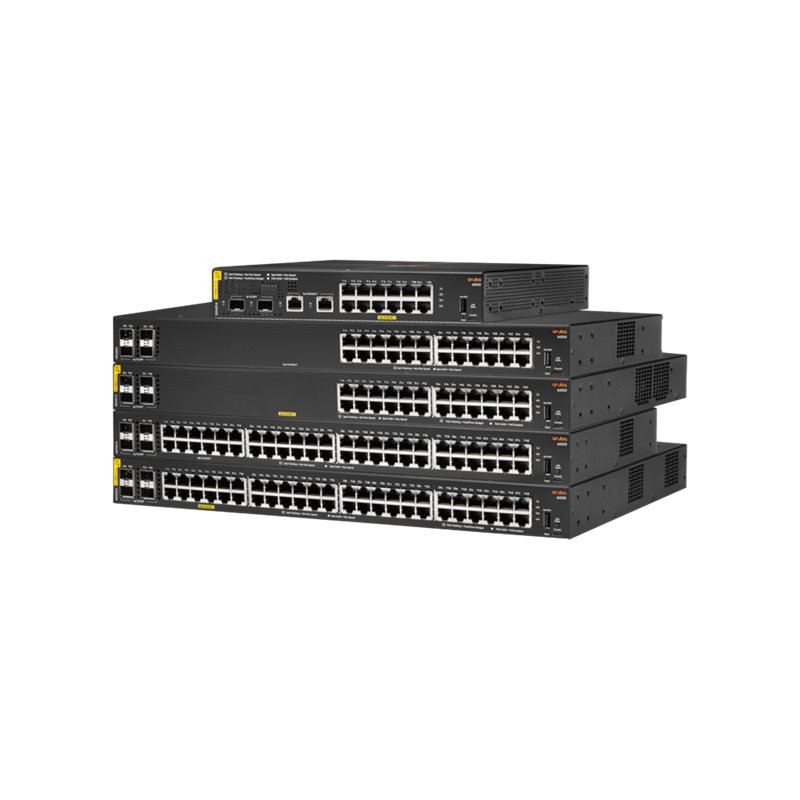 Commutateur - Géré - 24 x 10 - 100 - 1000 (PoE+) + 4 x Gigabit SFP - flux d'air côte à côte - Montab... (R8N87AABB)_1