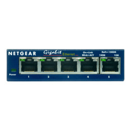 Netgear gs105 - commutateur - 5 ports - en, fast en, gigabit en - 10base-t, 100base-tx, 1000base-t (GS105GE)_1