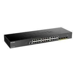 Commutateur - L3 Lite - intelligent - 24 x 10 - 100 - 1000 + 4 x 10 Gigabit SFP+ - Montable sur... (DGS-1250-28X/E)_2