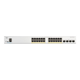 Commutateur - C3 - Géré - 24 x 10 - 100 - 1000 (PoE+) + 4 x 1 Gigabit SFP - Montable sur rack - P... (C1300-24P-4G)_2