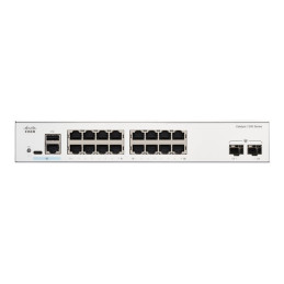 Commutateur - C3 - Géré - 16 x 10 - 100 - 1000Base-T + 2 x Gigabit Ethernet SFP - Montable sur rack (C1300-16T-2G)_2