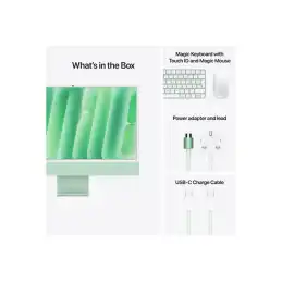 Tout-en-un M4 - RAM 16 Go - SSD 256 Go - Apple M4 10-core - Gigabit Ethernet, IEEE 802.11ax (Wi-Fi 6... (MWUY3FN/A)_8