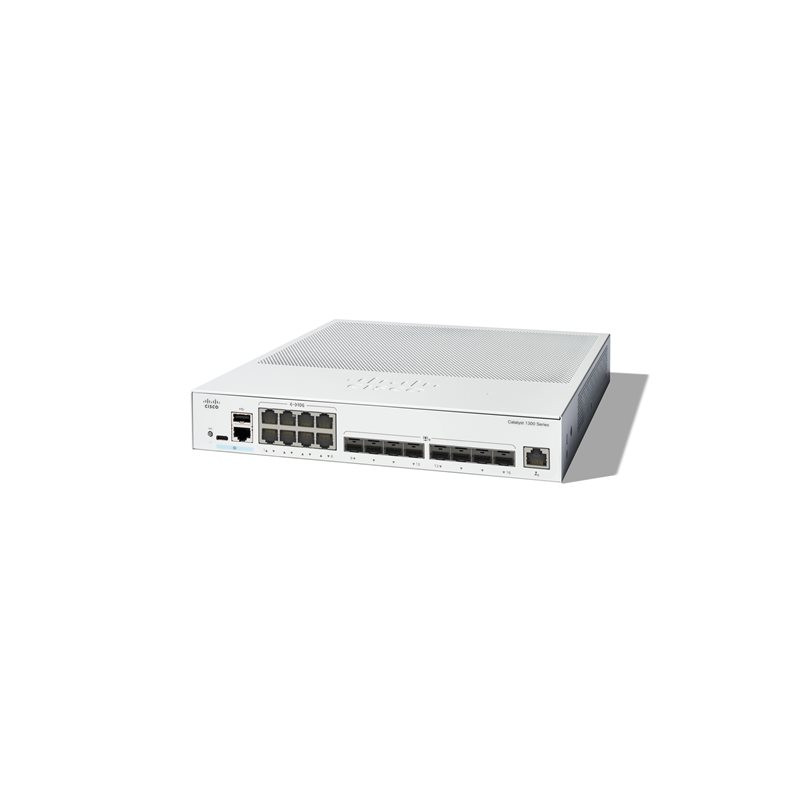 Commutateur - C3 - intelligent - 8 x 10GBase-T + 8 x 10 Gigabit SFP+ - Montable sur rack (C1300-16XTS)_1
