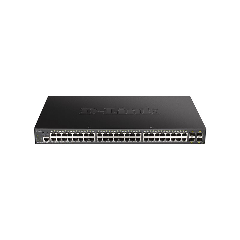 Commutateur - L3 Lite - intelligent - 48 x 10 - 100 - 1000 (PoE) + 4 x 10 Gigabit SFP+ - Mont... (DGS-1250-52XMP/E)_1