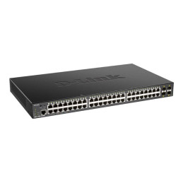 Commutateur - L3 Lite - intelligent - 48 x 10 - 100 - 1000 (PoE) + 4 x 10 Gigabit SFP+ - Mont... (DGS-1250-52XMP/E)_2