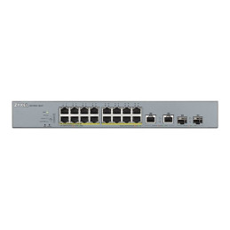 Commutateur - intelligent - 16 x 10 - 100 - 1000 (PoE+) + 2 x combo Gigabit Ethernet - SFP... (GS1350-18HP-EU0101F)_2