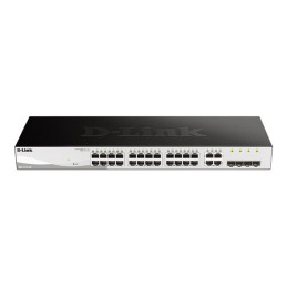 Commutateur - Géré - 24 x 10 - 100 - 1000 + 4 x Gigabit SFP - de bureau, Montable sur rack (DGS-1210-28/E)_1