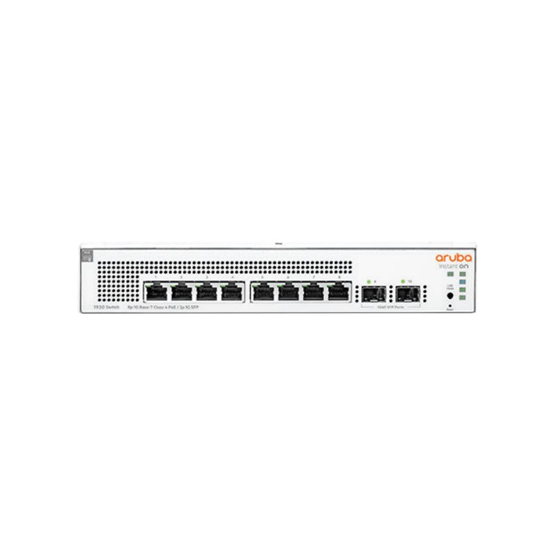 Commutateur - C3 - Géré - 8 x 10 - 100 - 1000 (PoE) + 2 x Gigabit SFP - Montable sur rack - PoE (124... (JL681AABB)_1