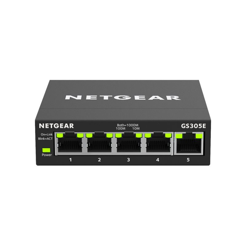 Commutateur - intelligent - 5 x 10 - 100 - 1000 (GS305E-100PES)_1