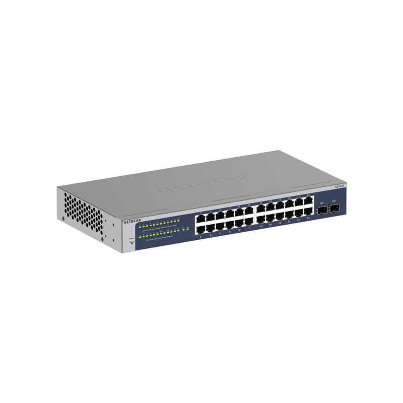 Version 6 - commutateur - L3 Lite - intelligent - 24 x 10 - 100 - 1000 + 2 x SFP - de bureau, Mo... (GS724T-600EUS)_1