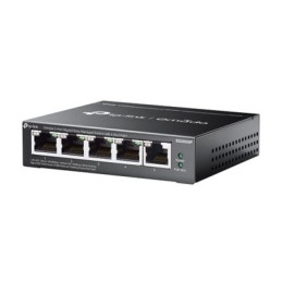 Commutateur - Géré - 4 x 10 - 100 - 1000 (PoE+) + 1 x 10 - 100 - 1000 - de bureau, fixation murale - P... (ES205GP)_1