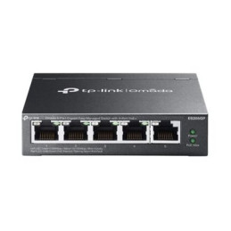 Commutateur - Géré - 4 x 10 - 100 - 1000 (PoE+) + 1 x 10 - 100 - 1000 - de bureau, fixation murale - P... (ES205GP)_2