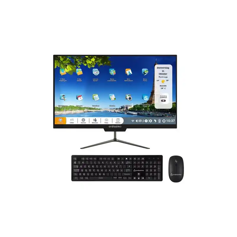 Tout-en-un Pentium Silver N5030 - jusqu'à 3.1 GHz - RAM 6 Go - SSD 256 Go - UHD Graphics 605 - Gigabit... (ART0442)_1