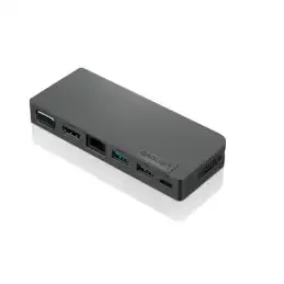 Lenovo, Hub de voyage USB-C alimenté - dock (4X90S92381)