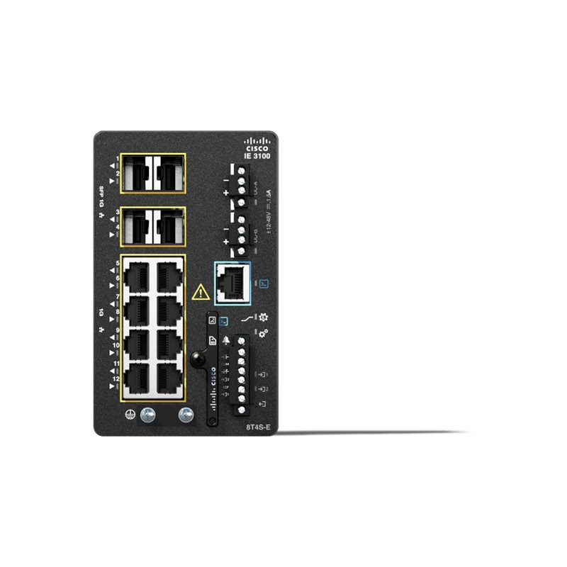 Network Essentials - commutateur - Géré - 8 x 10 - 100 - 1000 + 4 x Gigabit SFP (liaison montan... (IE-3100-8T4S-E)_1