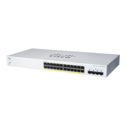 Commutateur - intelligent - 24 x 10 - 100 - 1000 + 4 x Gigabit SFP (liaison montante) - Monta... (CBS220-24T-4G-EU)_1