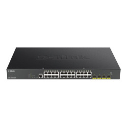 Commutateur - L3 Lite - intelligent - 24 x 10 - 100 - 1000 (PoE) + 4 x 10 Gigabit SFP+ - Mont... (DGS-1250-28XMP/E)_1