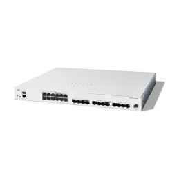 Commutateur - C3 - intelligent - 12 x 10 Gigabit Ethernet + 12 x 10 Gigabit SFP+ - Montable sur rack (C1300-24XTS)_1
