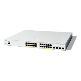 Commutateur - C3 - intelligent - 24 x 10 - 100 - 1000 (PoE+) + 4 x 10 Gigabit SFP+ - Montable su... (C1200-24FP-4X)_1