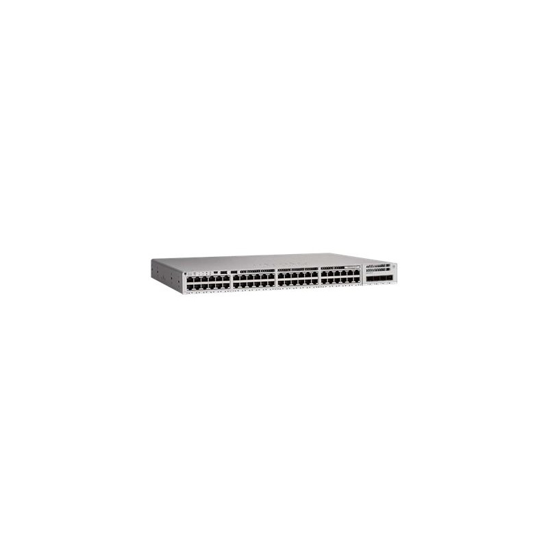 Network Advantage - commutateur - C3 - intelligent - 40 x 10 - 100 - 1000 (PoE+) + 8 x 100 - 100... (C9200-48PXG-A)_1