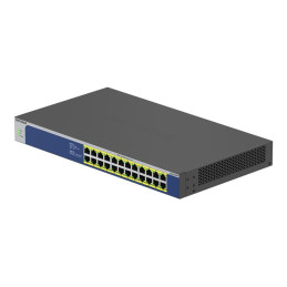 Commutateur - non géré - 24 x 10 - 100 - 1000 (PoE+) - de bureau, Montable sur rack - PoE+ (300... (GS524PP-100EUS)_1