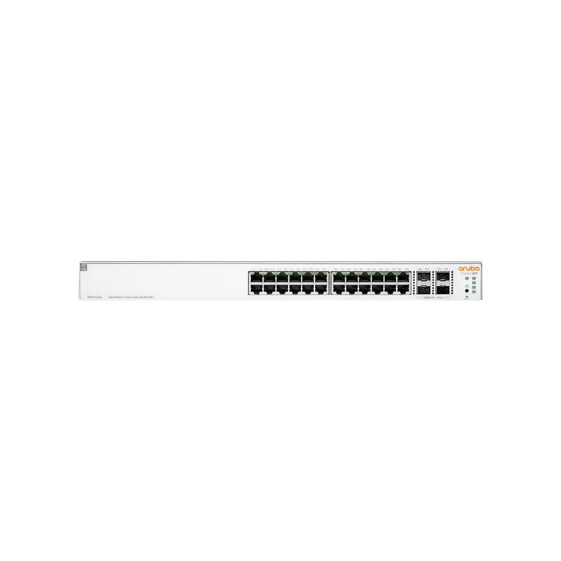 Commutateur - C3 - Géré - 24 x 10 - 100 - 1000 (PoE) + 4 x 1 Gigabit - 10 Gigabit SFP+ - Montable su... (JL684BABB)_1