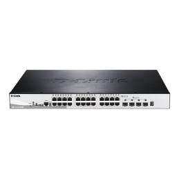 Commutateur - C3 - intelligent - 24 x 10 - 100 - 1000 (PoE+) + 4 x 10 Gigabit SFP+ - de burea... (DGS-1510-28XMP/E)_1