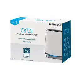 NETGEAR Orbi RBS850 - Extension de portée Wifi - 4 ports - 1GbE - Wi-Fi 6 - 2.4 GHz, 5 GHz - bureau (RBS850-100EUS)_5