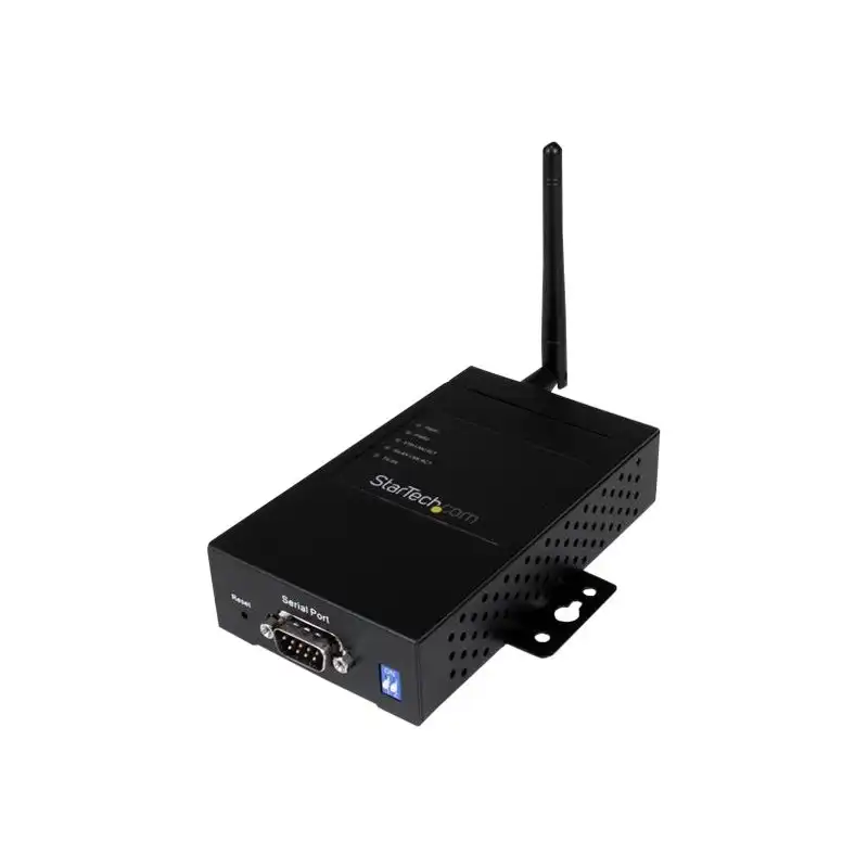 StarTech.com Serveur Industriel 1 Port Série RS232 - 422 - 485 sur IP Ethernet WiFi 802.11 b - g avec ... (NETRS232485W)_1