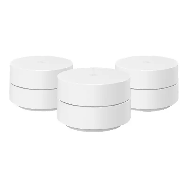 Google Wifi - Système Wi-Fi (3 routeurs) - jusqu'à 1500 pieds carrés - maillage - 1GbE - Wi-Fi 5 - Bluet... (GA02434-EU)_1