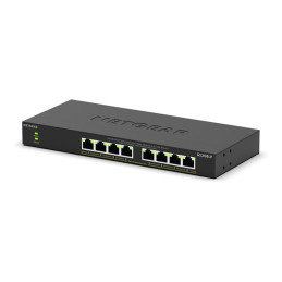 Commutateur - essentiels - non géré - 8 x 10 - 100 - 1000 (PoE+) - de bureau, fixation murale -... (GS308LP-100EUS)_1