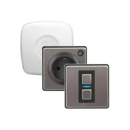 Lightwave Smart Series - Lighting & Power Starter Kit - kit d'automatisme pour la maison - sans fil - acie... (L21412TF)_1