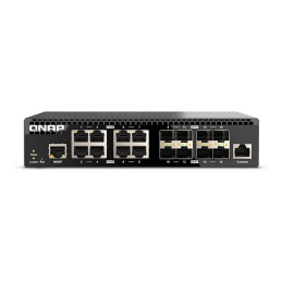 Commutateur - Géré - 8 x 100 - 1000 - 2.5G - 5G - 10GBase-T + 8 x Ethernet 10 Go SFP+ - Montab... (QSW-M3216R-8S8T)_1