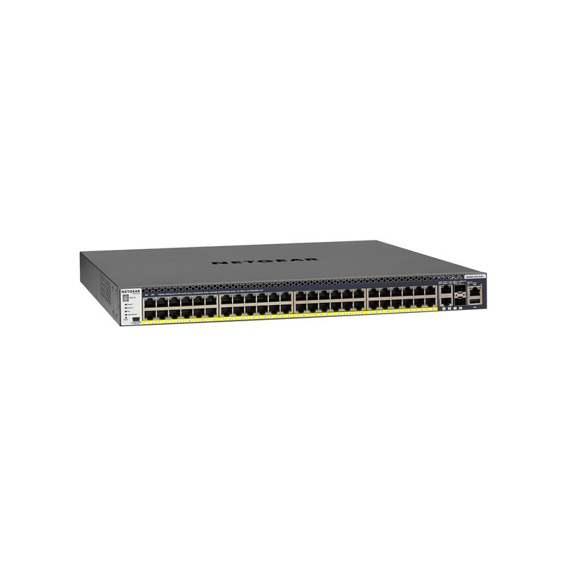 Switch manageable ProSAFE M4300-52G-PoE+ (550W PSU)Switch Manageable Stackable avec 48x1G PoE... (GSM4352PA-100NES)_1