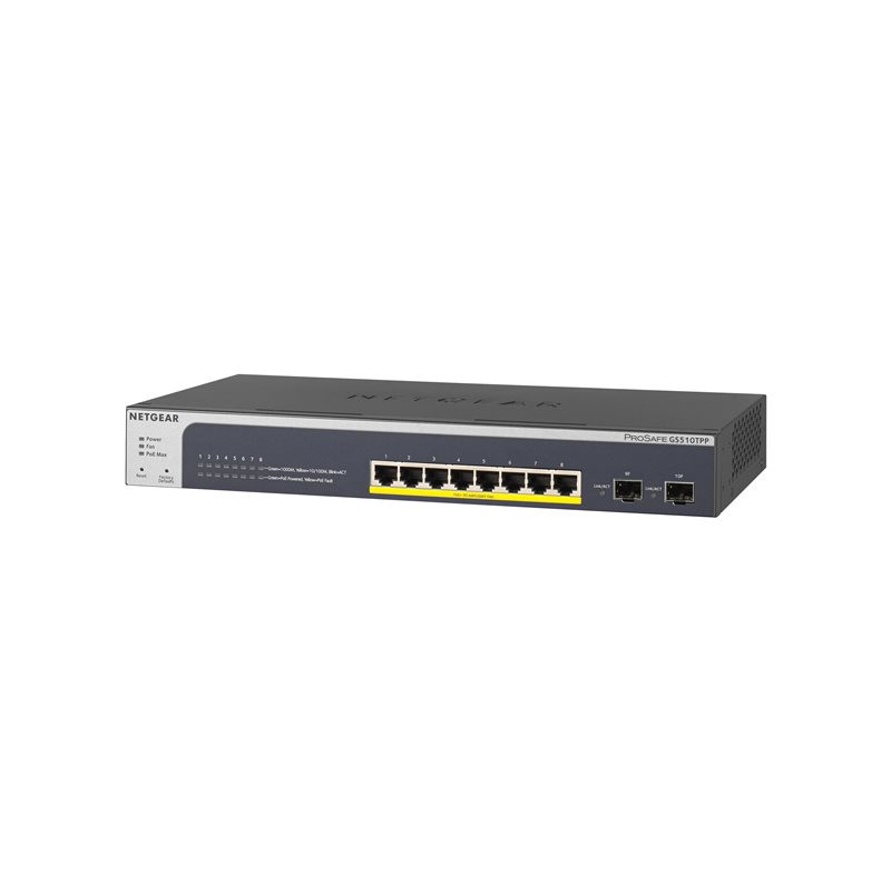 Smart Swtiches GS510TPPSmart Switches web manageables niveau 28 Ports 10 - 100 - 1000 BASE-T d... (GS510TPP-100EUS)_1