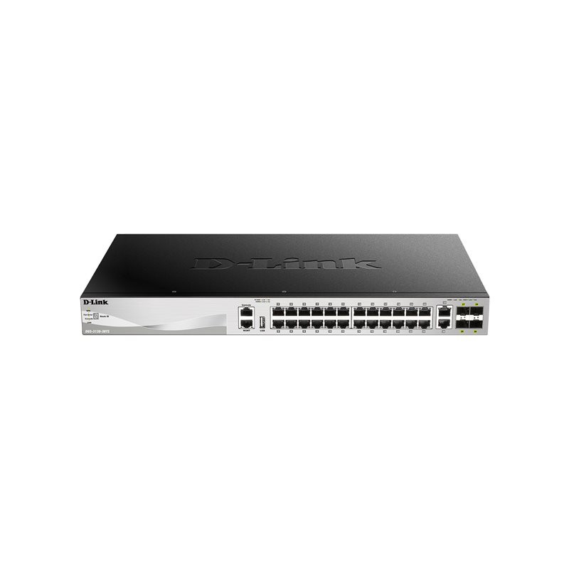 Commutateur - L3 Lite - Géré - 24 x 10 - 100 - 1000 + 2 x 10 Gigabit Ethernet + 4 x 10 Gigabit... (DGS-3130-30TS/E)_1