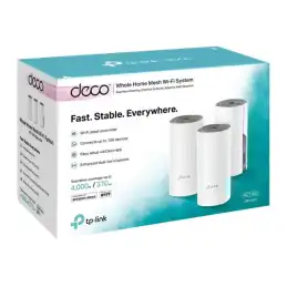 TP-Link Deco E4 - Système Wi-Fi (3 routeurs) - maillage - Wi-Fi 5 - Bi-bande (pack de 3) (DECO E4(3-PACK))_3