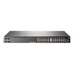 Commutateur - C3 - Géré - 24 x 10 - 100 - 1000 (PoE+) + 4 x 1 gigabit - 10 gigabit SFP+ (liaison mon... (JL255AABB)_1