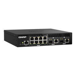 Commutateur - Géré - 8 x 2.5GBase-T + 2 x combo 10 Gigabit SFP+ - RJ-45 - de bureau, Montable su... (QSW-M2108R-2C)_5