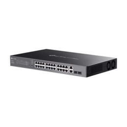 Commutateur - Géré - 24 x 10 - 100 - 1000 (PoE+) + 2 x 10 - 100 - 1000 + 2 x Gigabit SFP - Montable s... (ES228GMP)_1