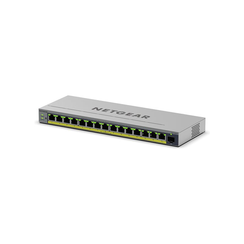 Commutateur - C3 - intelligent - 1 x 10 - 100 - 1000 + 15 x 10 - 100 - 1000 (PoE+) - de bureau... (GS116EPP-100EUS)_1