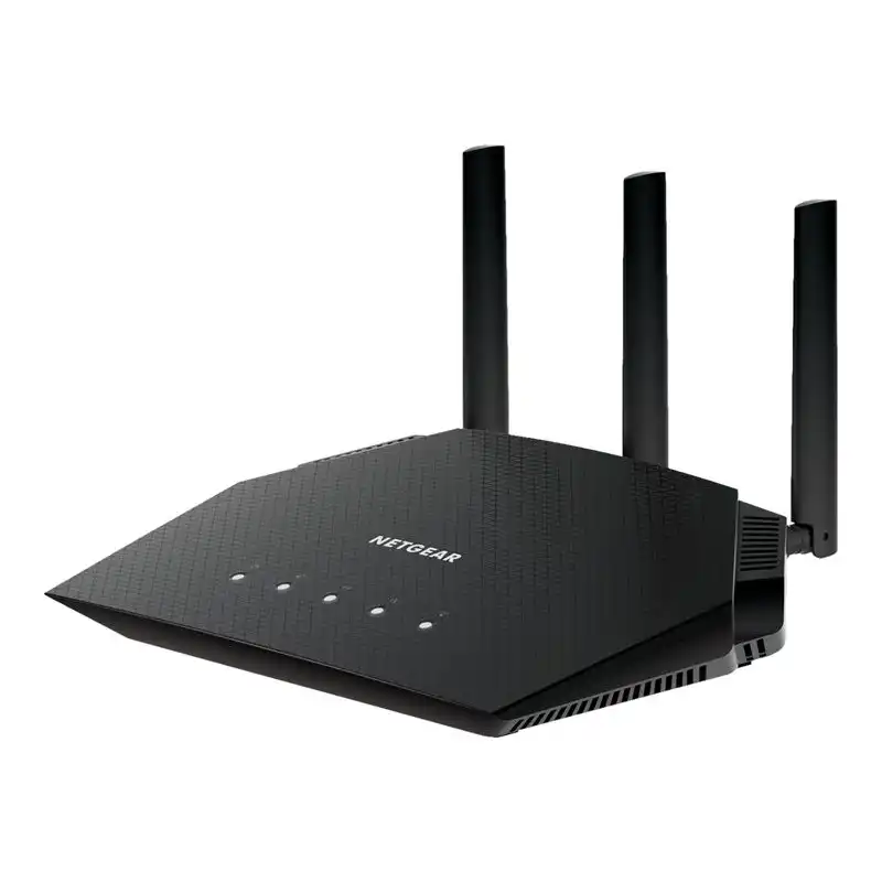 NETGEAR RAX10 - Routeur sans fil - commutateur 4 ports - 1GbE - Wi-Fi 6 - Bi-bande (RAX10-100EUS)_1