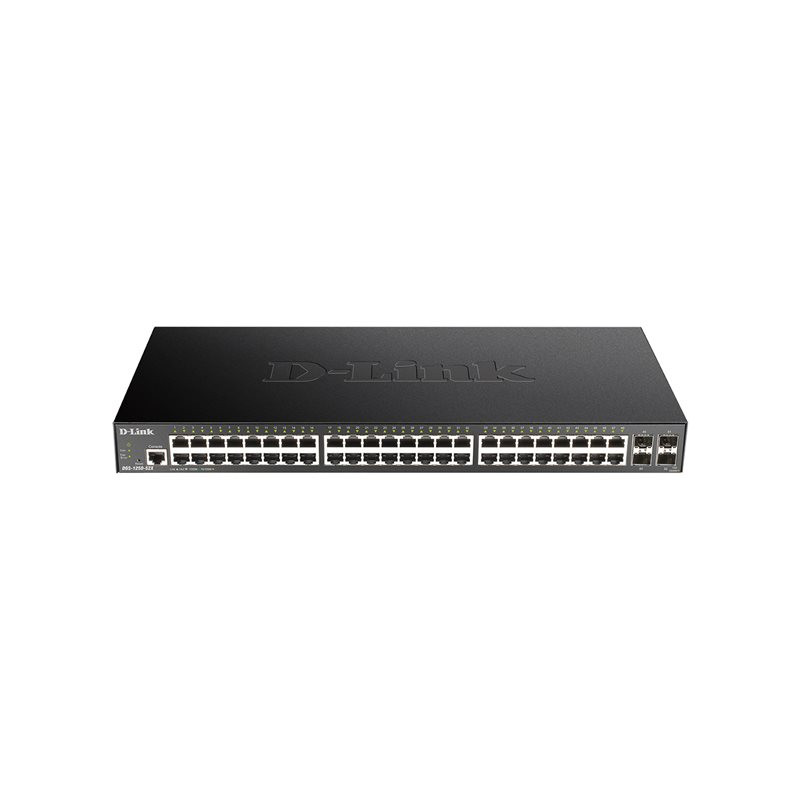 Commutateur - intelligent - 48 x 10 - 100 - 1000 + 4 x 10 Gigabit SFP+ - Montable sur rack (DGS-1250-52X/E)_1