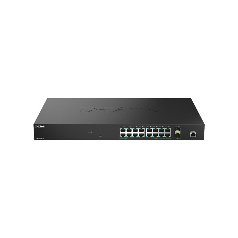 Commutateur - C2+ - intelligent - 18 x 10 - 100 - 1000 - 2.5G + 2 x 10 Gigabit SFP+ - de bureau (DMS-1250-18/E)_1