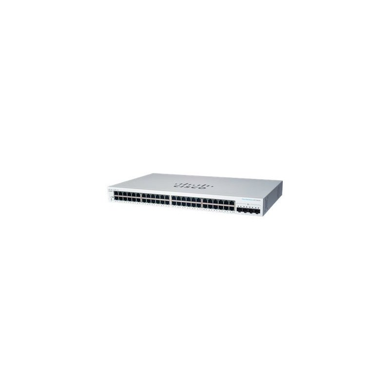Commutateur - intelligent - 48 x 10 - 100 - 1000 + 4 x SFP+ 10 Go (liaison montante) - Mont... (CBS220-48T-4XEU-RF)_1