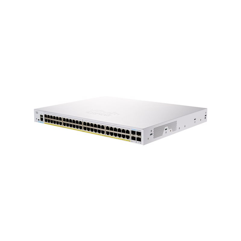 Commutateur - C3 - intelligent - 48 x 10 - 100 - 1000 (PoE+) + 4 x Gigabit SFP - Montable sur... (CBS250-48P-4G-EU)_1